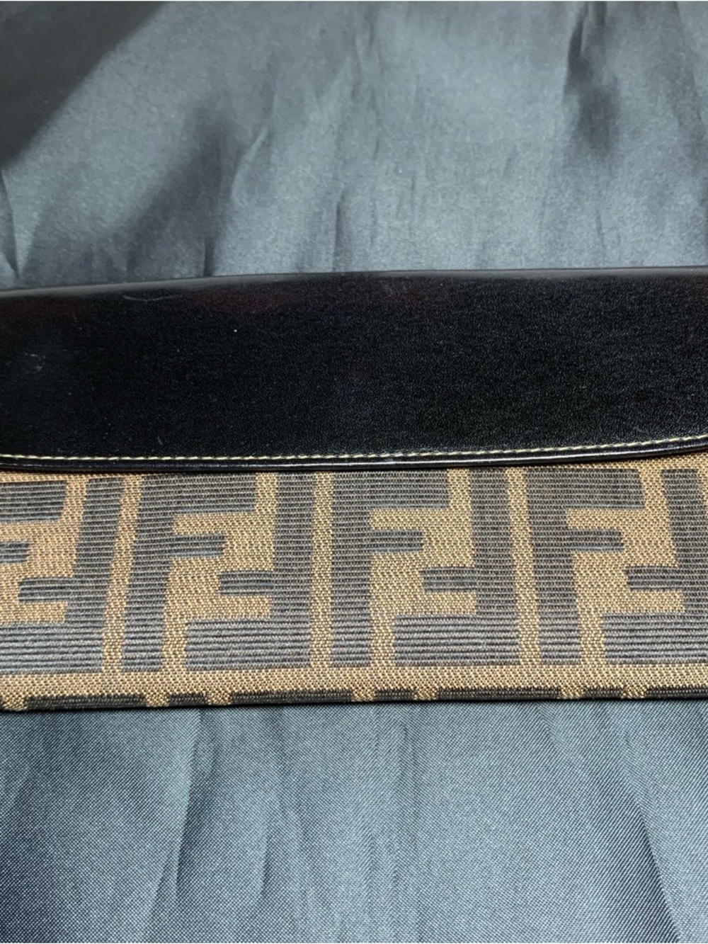 Fendi Zucca Canvas Bifold Wallet in Brown and Black - Picture 8 of 17
